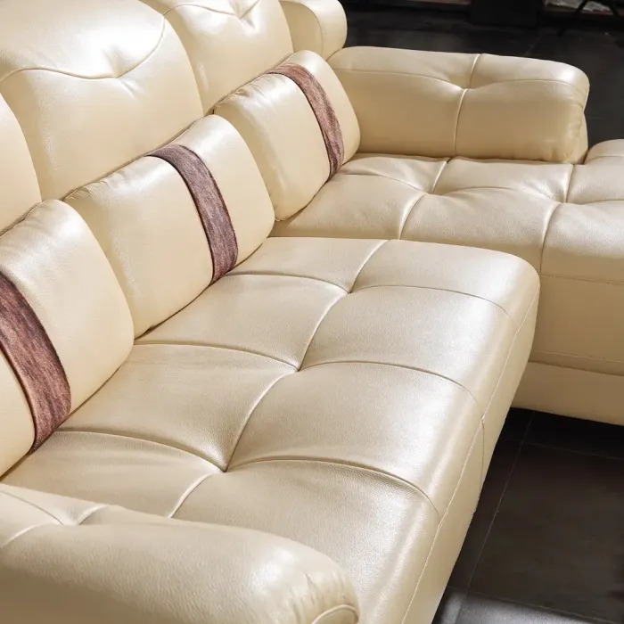 华京汉邦 真皮沙发 左右组合 头层牛皮 现代风格皮艺沙发 815