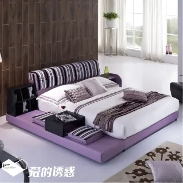 爱的诱惑家具软床 艾瑞 布艺床 1.8米榻榻米储物双人床 创意床