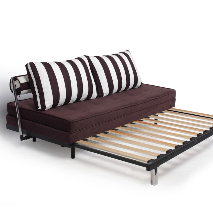 恩麦 特价日式小户型 15米18米抽拉式折叠沙发床y02