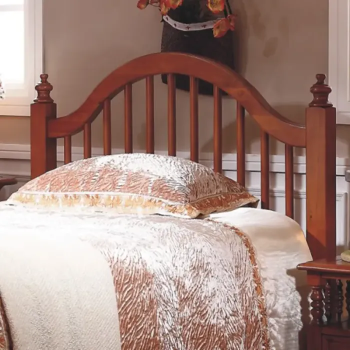 公信王府 美式乡村实木家具 实木单人床 1.2米实木儿童家具儿童床