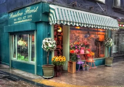 漂亮的花店店面装修风格图片