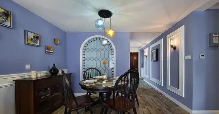 2018地中海餐厅天花板吊顶图片-房天下装修效果图