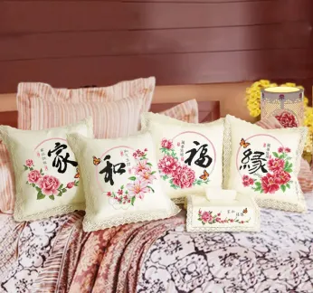 客厅抱枕十字绣图案大全