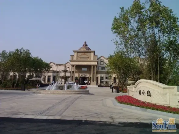 河心岛实景图