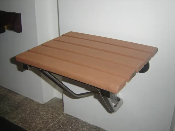 乐美仕f型壁椅 浴室椅 折叠椅 靠墙椅 壁椅 玄关椅