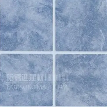 【哈德逊】卫生间瓷砖地砖 300*450 浅蓝色仿石纹 高档