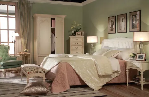 亚振家具l4阳光爱琴海系列床