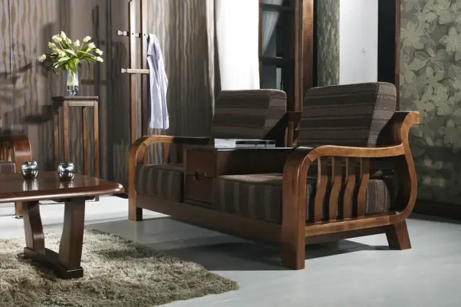 弗沃德b-1905沙发组合(1 2 3) 南美胡桃木