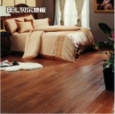 贝尔地板 实木地板 纯实木 橡木生活 深色板