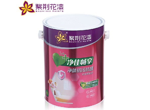 紫荊花漆 淨味抗汙抗菌雙效牆面漆 5l