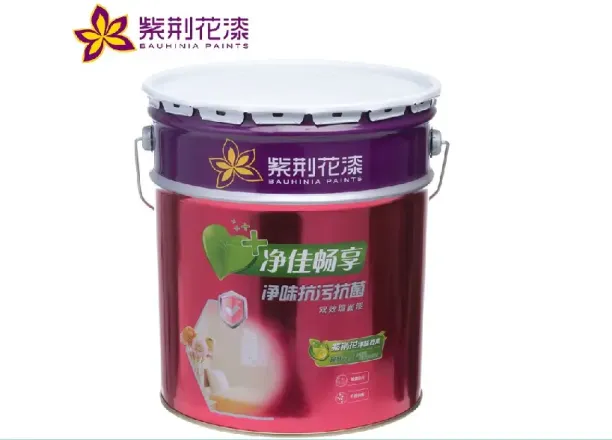 紫荆花漆净味抗污抗菌双效墙面漆内墙乳胶漆15l