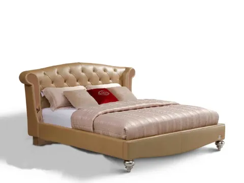 后现代奢华阿玛尼双人床