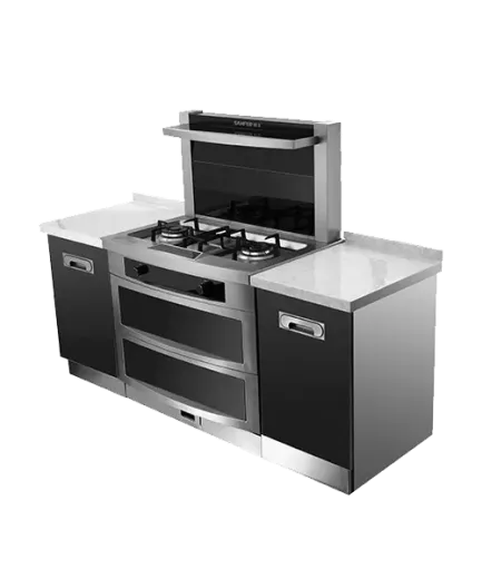 帅丰侧吸下排集成灶全网销量第一