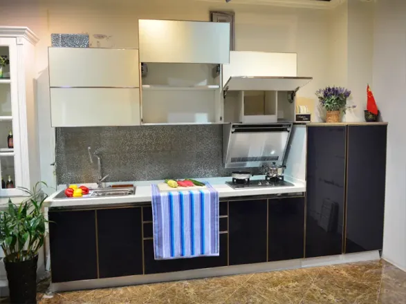 佳诺橱柜 炫酷高光 钛晶板橱柜