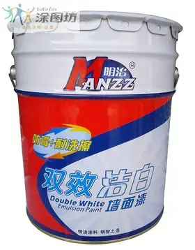 明治4800#雙效潔白啞光牆面漆(22kg/桶) 乳膠漆 油漆正品