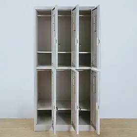 【八达八强】六门更衣柜 铁皮柜 c001