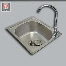 new不锈钢厨房水槽 水斗 洗碗菜盆 a4237精品小单槽厨房单槽