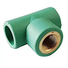 原装进口德国微法ppr水管 4分热水管内丝三通 规格:d20*1/2