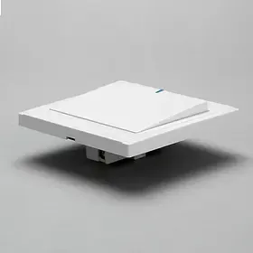 王邦电工雅白开关插座面板v30一开双控开关86型墙壁开关插座正品