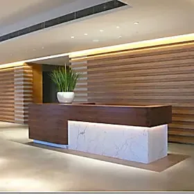 萨妮家具| 私人会所接待台 售楼处接待台 酒店大堂前台 s1513106