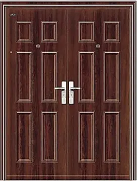 北亦防盗门钢制对开门可订做五环内免费测量送货安装byfd805