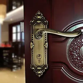 rock门锁 欧式室内木门锁具 青古铜仿古复古顶级房门锁 特价正品