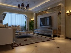 汉飞金沙国际-三室两厅-简欧风格设计