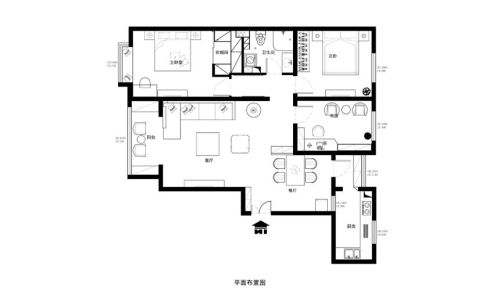 富燕新村 120平米新中式风格装修