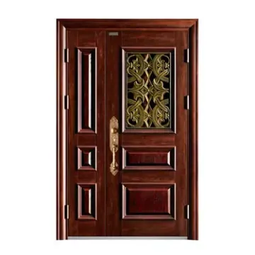 跃龙门 实木防盗门 lp-a311 古桃木进户门 11