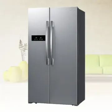 midea美的bcd516wkme对开门电冰箱双门无霜节能