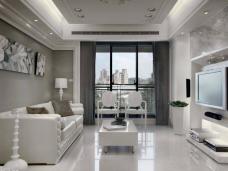 白色系奢华138方欧式三居装修案例