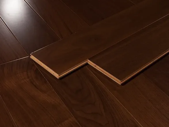 瑞嘉唯美地板 7072黑胡桃实木复合地板