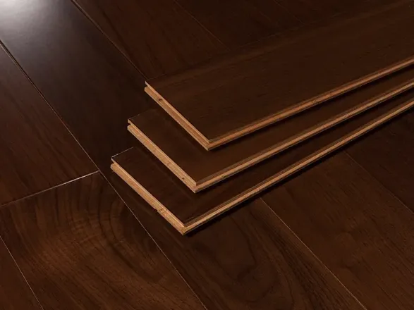 瑞嘉唯美地板 7072黑胡桃实木复合地板