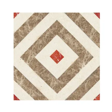 佛山hellas闪光石复合大理石砖-法国金花拼浅啡珊瑚红