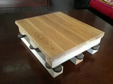 双层龙骨实木运动地板 篮球馆专用运动木地板