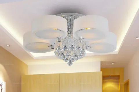 [赛朵] 现代简约 5头吸顶灯 亚克力灯罩 客厅餐厅卧室