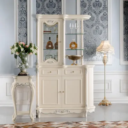 法丽莎家具欧式玄关柜 间厅柜客厅双面隔断柜白色装饰柜储物柜g2