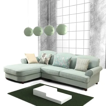 大班家居 布艺沙发 简欧现代布沙发可拆洗wg1605