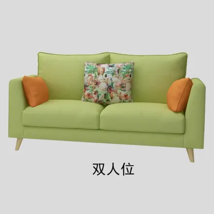 大班家居布艺沙发北欧123组合三人单人双人家具