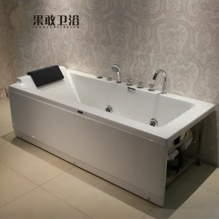果敢高靠背珠光板亚克力1.4-1.7米冲浪恒温加热按摩z281浴桶浴缸