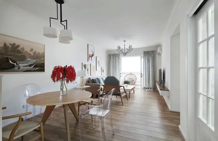 北欧风格-55平米一居室-装修样板间