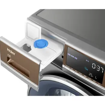 海尔(haier) 直驱变频滚筒洗衣机洗烘一体智能投放g80688hbdx14xu1