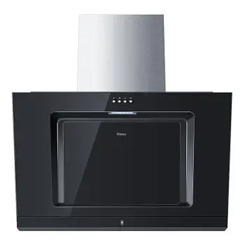 海尔(haier)cxw-200-c290 钢化玻璃黑金侧吸式油烟机 黑色