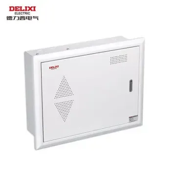 德力西电气 家用暗装 弱电箱 多媒体光纤箱 空箱 多媒体信息箱 集线箱