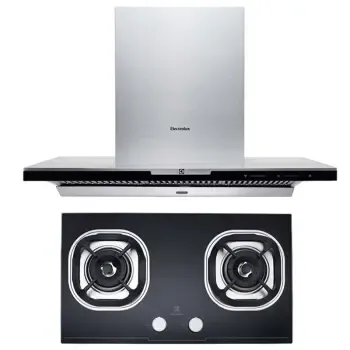 伊莱克斯(electrolux) 吸抽油烟机煤燃气灶具套餐装961cs 722ba大吸力