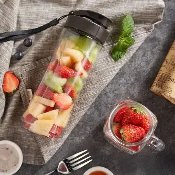 skg 榨汁机迷你家用多功能小型便携式电动榨汁杯果汁机2107 香槟金