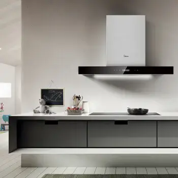 美的(midea) 智能蒸汽洗 大风量 欧式抽油烟机cxw-200-tt9030-gr