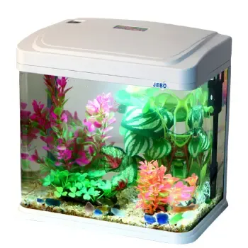 jebo佳宝鱼缸高清玻璃生态水族箱金鱼缸小型迷你家用鱼缸桌面金鱼缸