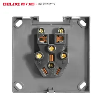 德力西 明装开关插座 明线二三极五5孔插座面板 5眼电源明盒插座