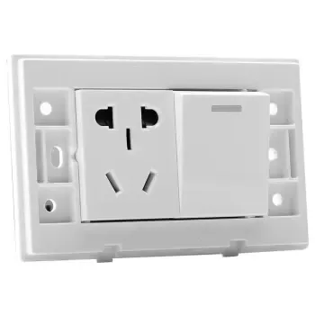 德力西118型开关插座 五孔插座带开关一开单控开关面板两位118尺寸